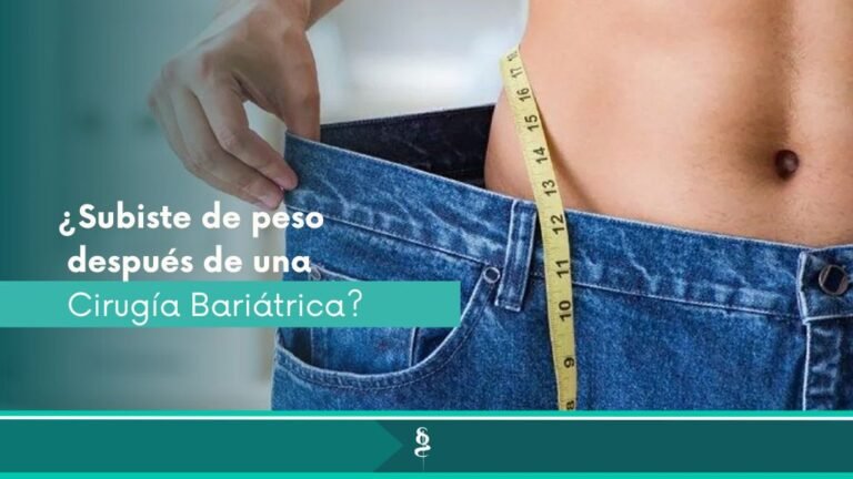 Subiste de peso después de una Cirugía Bariátrica - Cirugía Bariatrica de Revision - Dr Santiago Gómez Correa